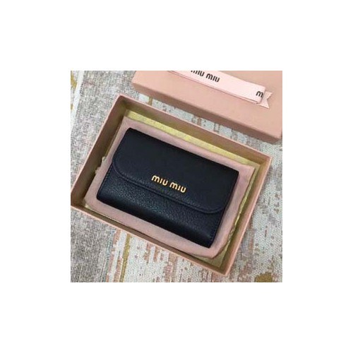 뮤뮤 지갑 5MV207 블랙