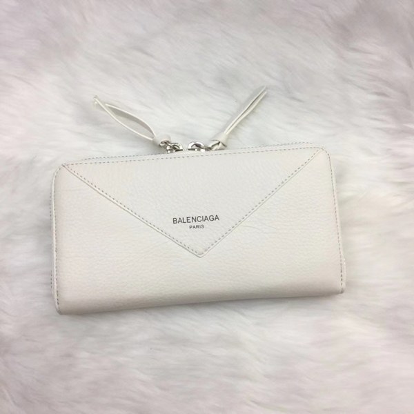 Balenciaga 발렌시아가 여성용 파피에르 지퍼 장지갑