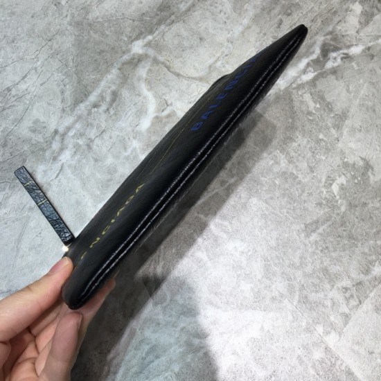 발렌시아가 2020 레더 남여공용 코인 퍼스 BGW0021,블랙