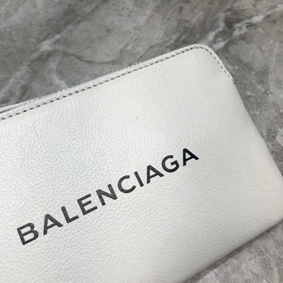 발렌시아가 2020 레더 남여공용 코인 퍼스 BGW0022,화이트
