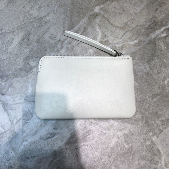 발렌시아가 2020 레더 남여공용 코인 퍼스 BGW0022,화이트