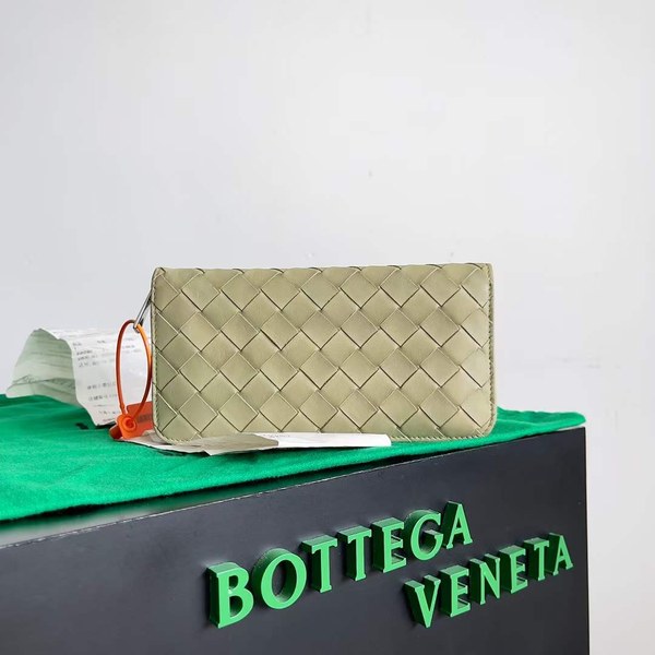 보테가베네타 2023 593217 인트레치아토 지퍼 장지갑 지갑