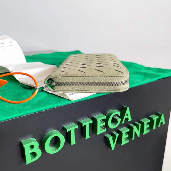 보테가베네타 2023 593217 인트레치아토 지퍼 장지갑 지갑