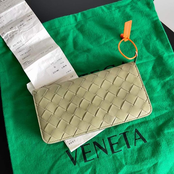 보테가베네타 2023 593217 인트레치아토 지퍼 장지갑 지갑