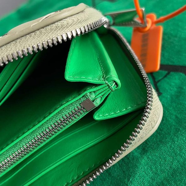 보테가베네타 2023 593217 인트레치아토 지퍼 장지갑 지갑