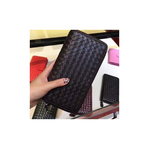 Bottega Veneta [미러급] 보테가베네타 지퍼장지갑 13150 블랙 (송아지가죽)