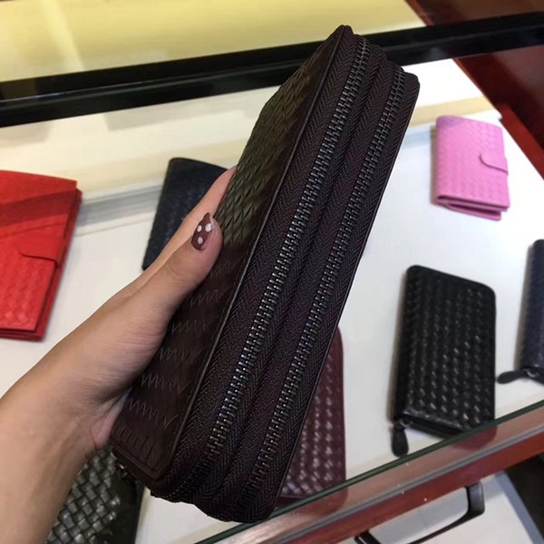 Bottega Veneta [미러급] 보테가베네타 지퍼장지갑 13150 블랙 (송아지가죽)