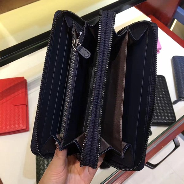 Bottega Veneta [미러급] 보테가베네타 지퍼장지갑 13150 블랙 (송아지가죽)