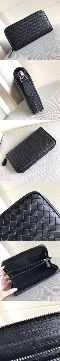 [BOTTEGA VENETA]보테가베네타 인트레치아토 나파 짚어라운드 114076-1