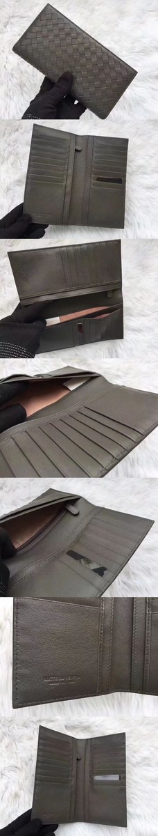 [BOTTEGA VENETA]보테가베네타 인트레치아토 VN 콘티넨탈 지갑