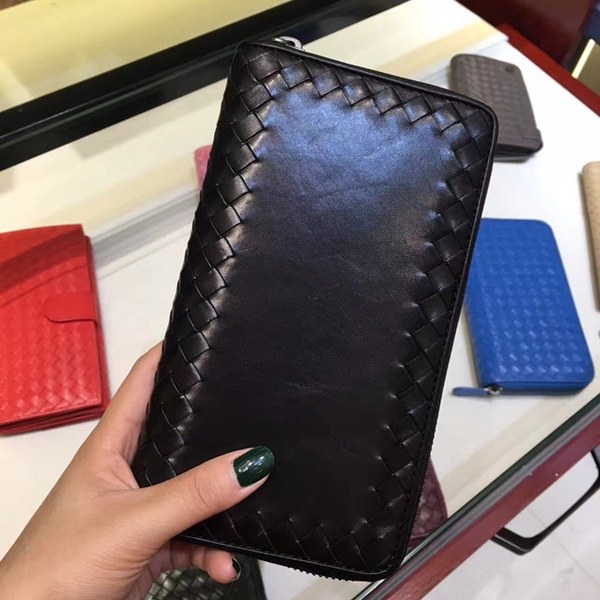 Bottega Veneta [미러급] 보테가베네타 지퍼장지갑 13280 블랙 (송아지가죽)