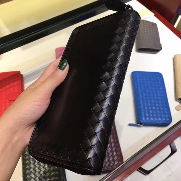 Bottega Veneta [미러급] 보테가베네타 지퍼장지갑 13280 블랙 (송아지가죽)