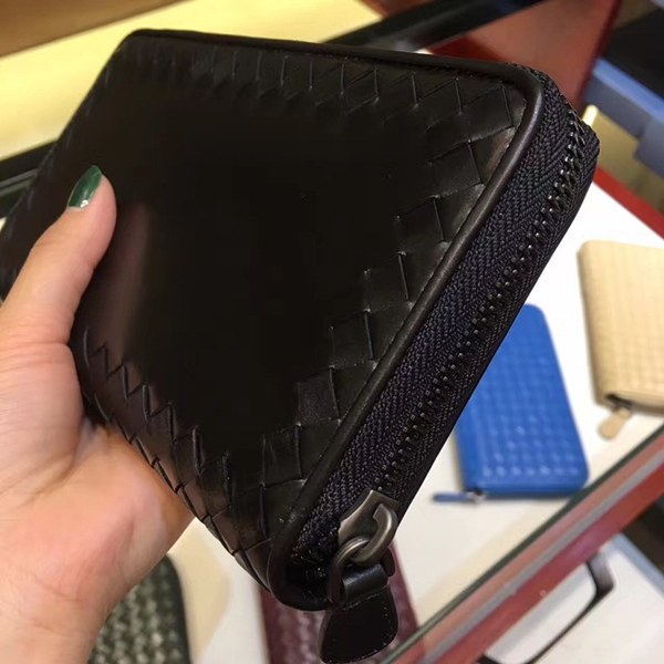 Bottega Veneta [미러급] 보테가베네타 지퍼장지갑 13280 블랙 (송아지가죽)