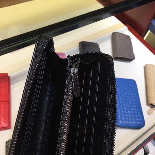 Bottega Veneta [미러급] 보테가베네타 지퍼장지갑 13280 블랙 (송아지가죽)
