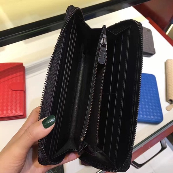 Bottega Veneta [미러급] 보테가베네타 지퍼장지갑 13280 블랙 (송아지가죽)