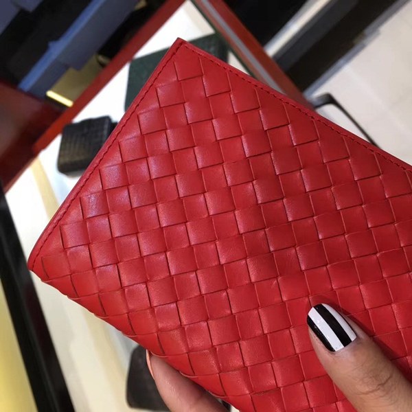 Bottega Veneta [미러급] 보테가베네타 여권지갑 13470 레드 (송아지가죽)