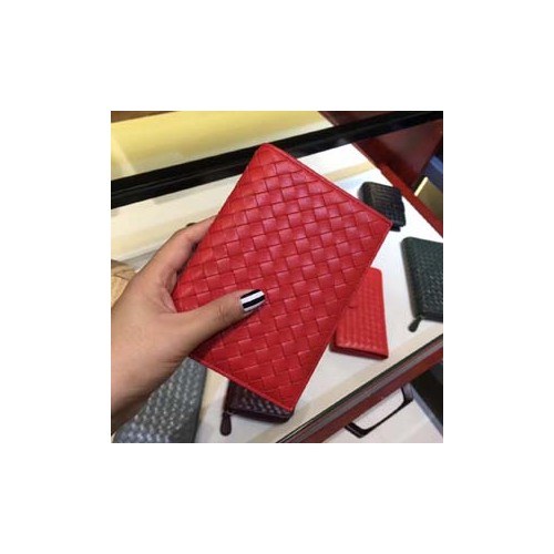 Bottega Veneta [미러급] 보테가베네타 여권지갑 13470 레드 (송아지가죽)