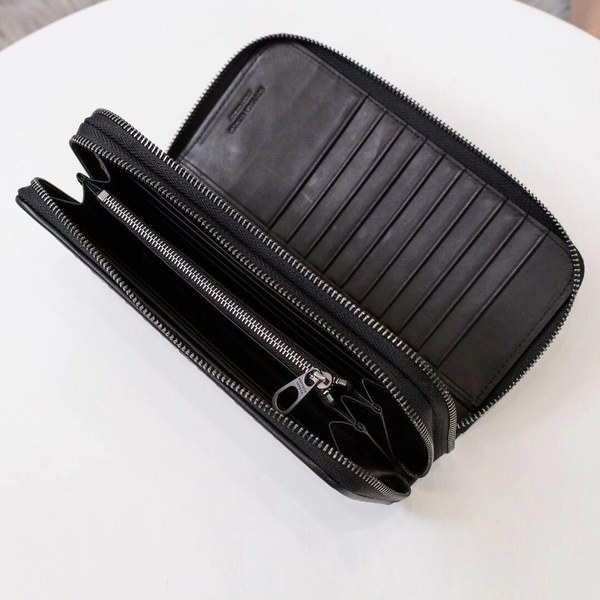 Bottega Veneta [미러급] 보테가베네타 지퍼장지갑 (소가죽)