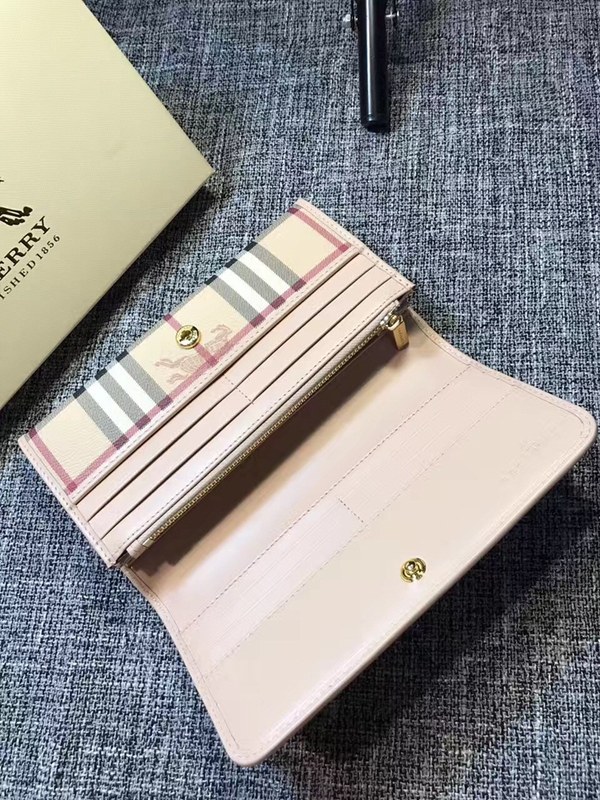 버버리 장지갑 3910 핑크