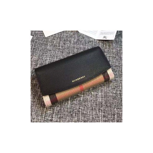 버버리 장지갑 소가죽
