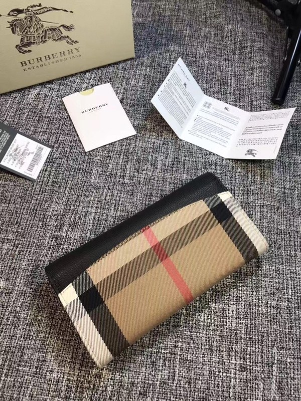 버버리 장지갑 소가죽