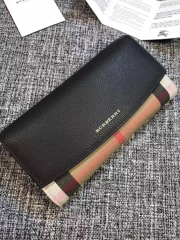 버버리 장지갑 소가죽