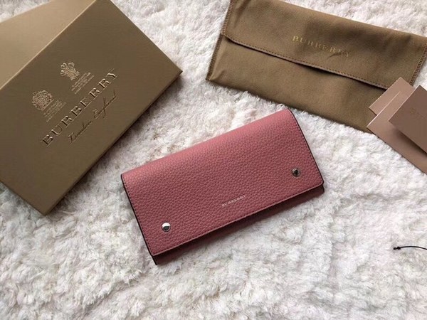 버버리 장지갑 핑크