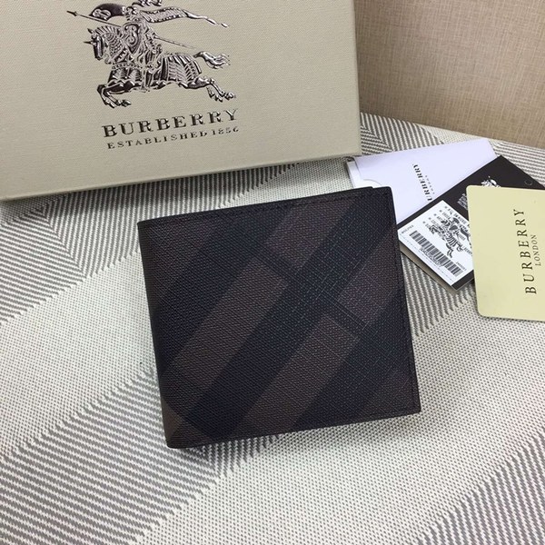 Burberry 버버리 남성 반지갑 브라운,네이비