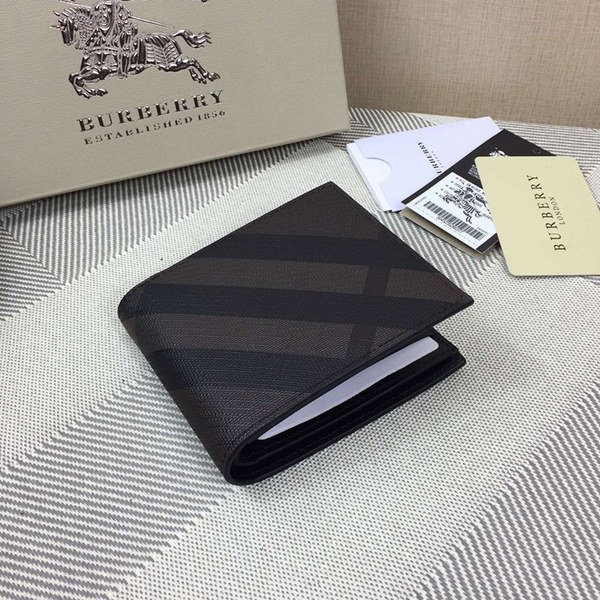 Burberry 버버리 남성 반지갑 브라운,네이비