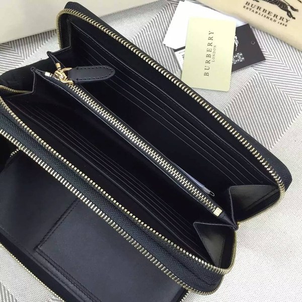 버버리 2단 지퍼장지갑 3998