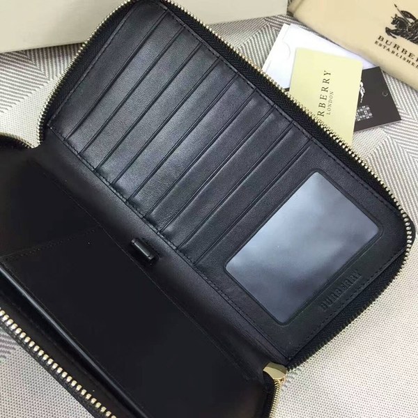 버버리 2단 지퍼장지갑 3998
