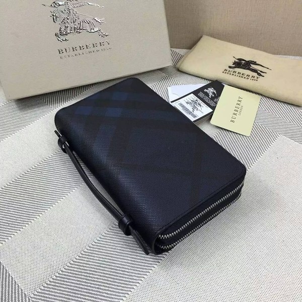 버버리 2단 지퍼장지갑 3998