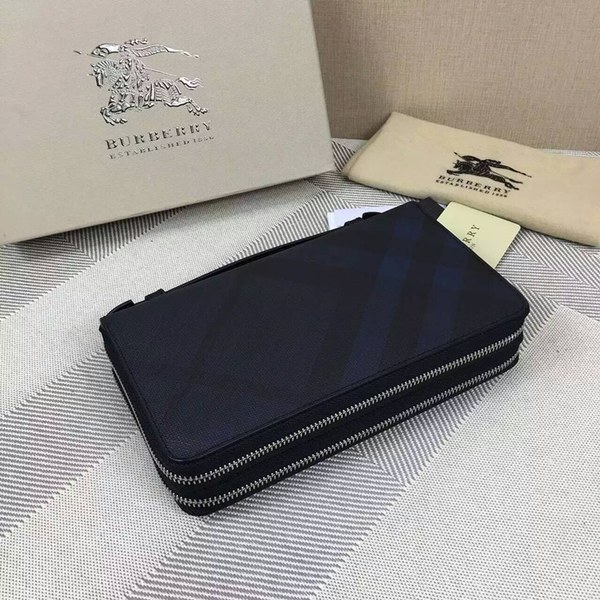 버버리 2단 지퍼장지갑 3998