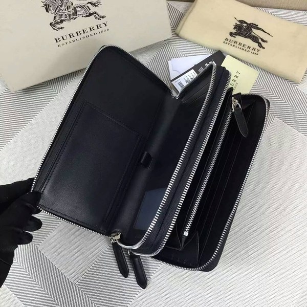 버버리 2단 지퍼장지갑 3998