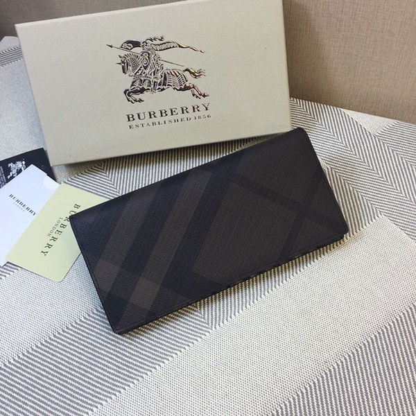 Burberry 버버리 장지갑 브라운,네이비