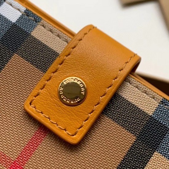 버버리 2020 여성용 반지갑 BURW0110.Size(11CM).옐로우브라운