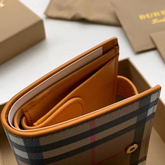 버버리 2020 여성용 반지갑 BURW0110.Size(11CM).옐로우브라운
