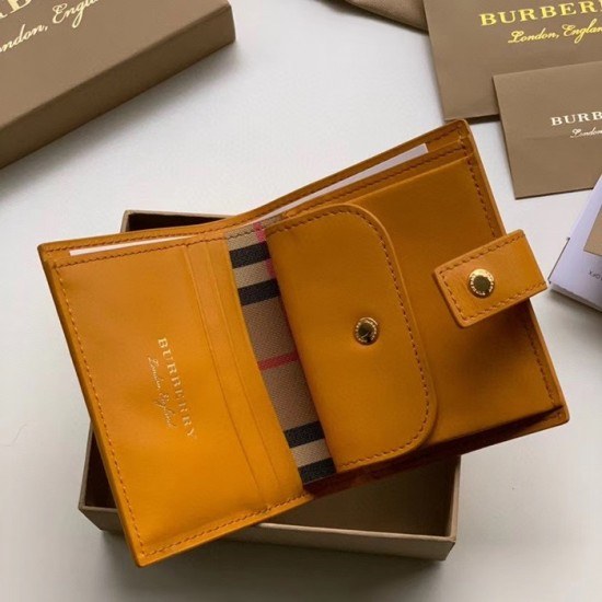 버버리 2020 여성용 반지갑 BURW0110.Size(11CM).옐로우브라운