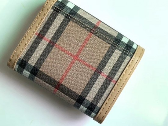 버버리 2020 캔버스 여성용 반지갑 BURW0108.Size(11.5CM).베이지