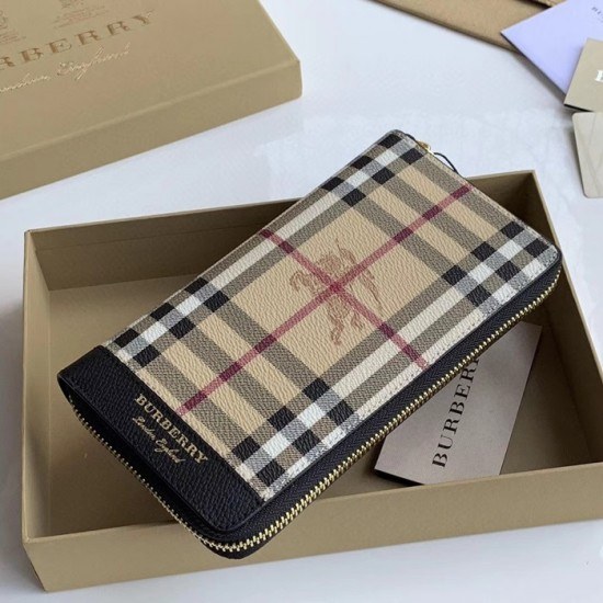 버버리 2020 남성용 레더 지퍼 라운드 장지갑 BURW0106.Size(19CM).베이지