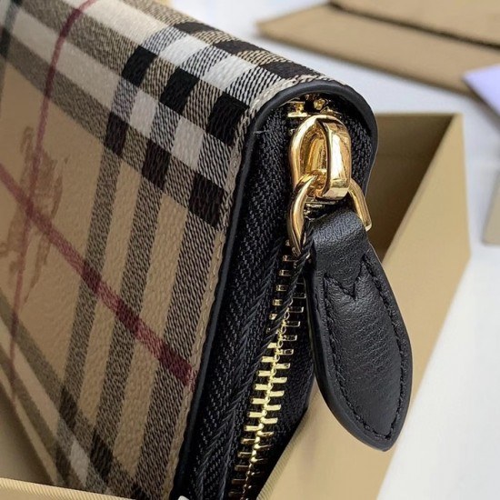 버버리 2020 남성용 레더 지퍼 라운드 장지갑 BURW0106.Size(19CM).베이지