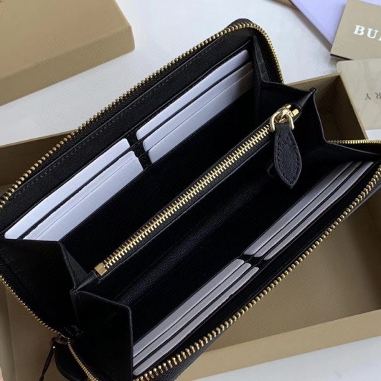 버버리 2020 남성용 레더 지퍼 라운드 장지갑 BURW0106.Size(19CM).베이지