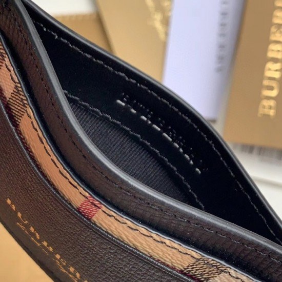 버버리 2020 남여공용 레더 카드 퍼스 BURW0102.Size(10CM).블랙