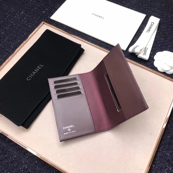 (미러급) 샤넬 캐비어 여권지갑 블랙