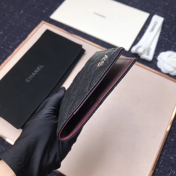 (미러급) 샤넬 캐비어 여권지갑 블랙
