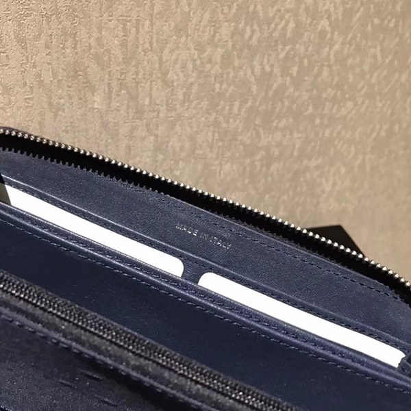 샤넬 보이 장지갑 블루