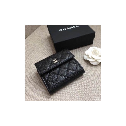[미러급]샤넬 캐비어 반지갑