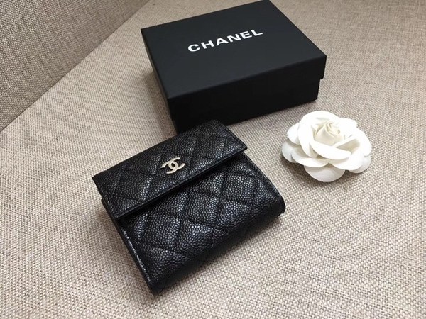 [미러급]샤넬 캐비어 반지갑