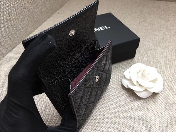 [미러급]샤넬 캐비어 반지갑