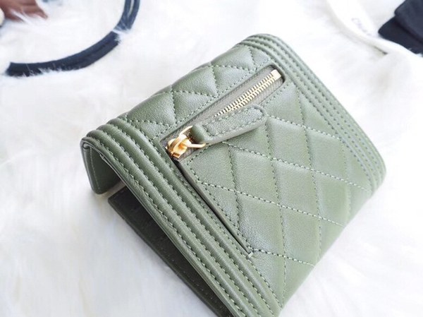 샤넬 레이보이 반지갑 A80734 그린